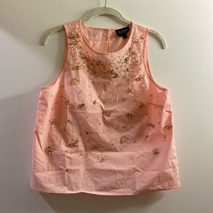 J. Crew Embellished Tank - S